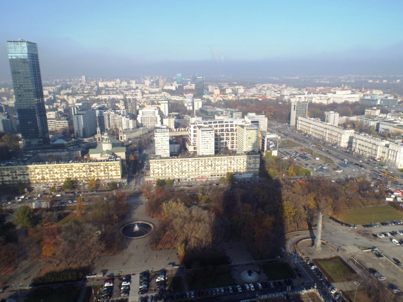 Wycieczka kl 4-6 do PKiN w Warszawie